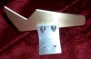 Stainless Steel Straight V-Blade on Bench Bracket